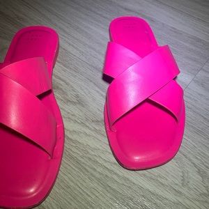 A New Day Lennon Crossband Slide Sandals